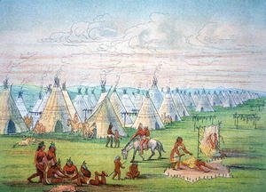 Sioux Camp Scene, 1841