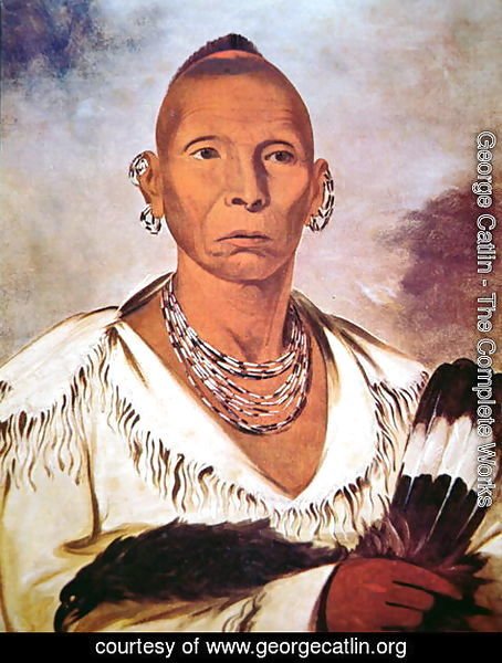 Portrait of Black Hawk, Indian Chief