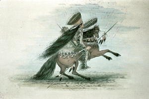 George Catlin - Warrior of the Crow Tribe