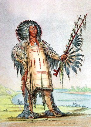 Mandan Indian Ha-Na-Tah-Muah, Wolf chief