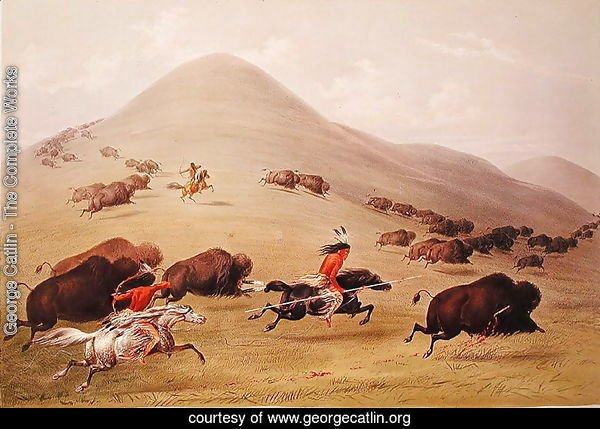 The Buffalo Hunt, c.1832