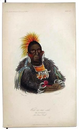 George Catlin - Wah ro nee sah, An Ottoe Chief