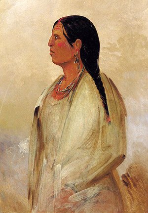 George Catlin - A Choctaw Woman