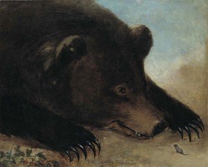 Portraits of Grizzly Bear and Mouse