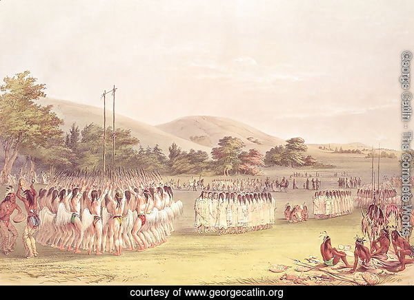 Choctaw Ball-Play Dance, 1834-35