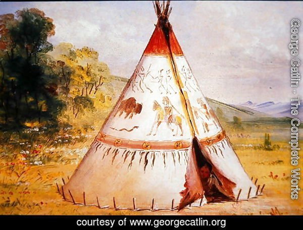Teepee of the Crow Tribe, c.1850