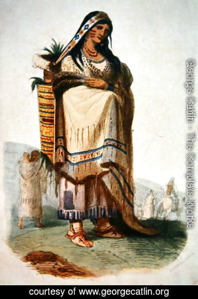 Sioux mother with baby in a cradleboard