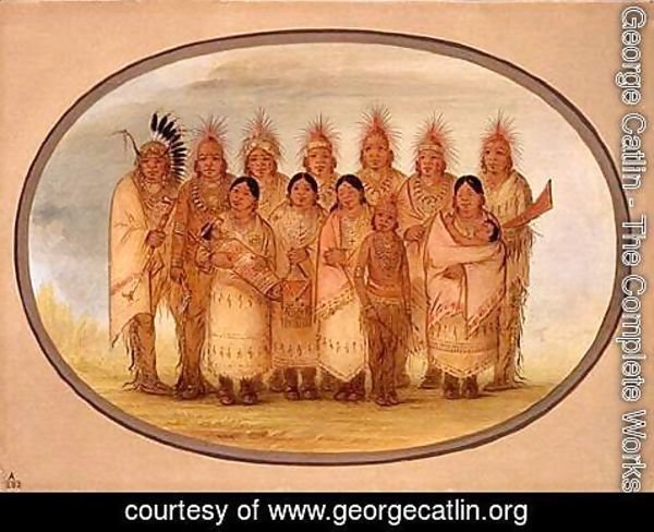 George Catlin - Iowa Indians Who Visited London and Paris