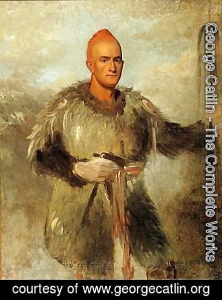 George Catlin - Theodore Burr Catlin in Indian Costume 1838