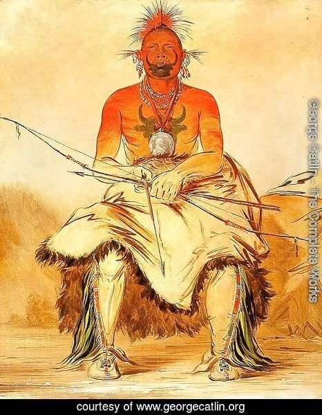Buffalo Bull  A Grand Pawnee Warrior 1832
